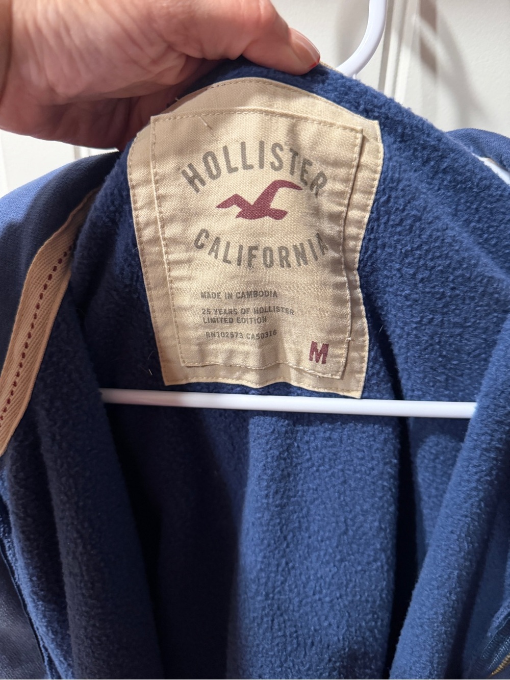 Hollister Co. I Survived Big Bear Lake California USA Graphic Hoodie NWOT - Picture 5 of 5